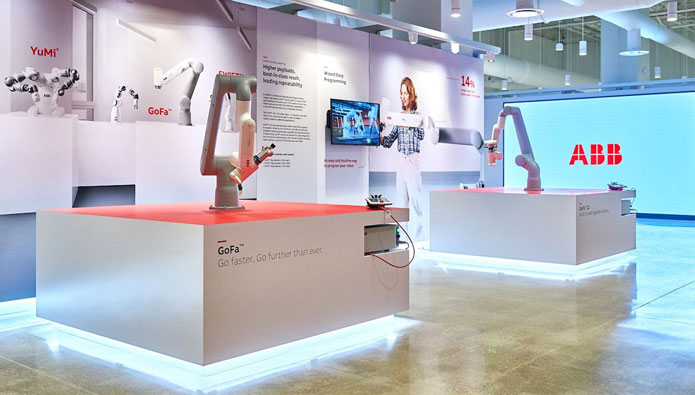 ABB eröffnet ausgebaute Zentrale für Robotik in den USA