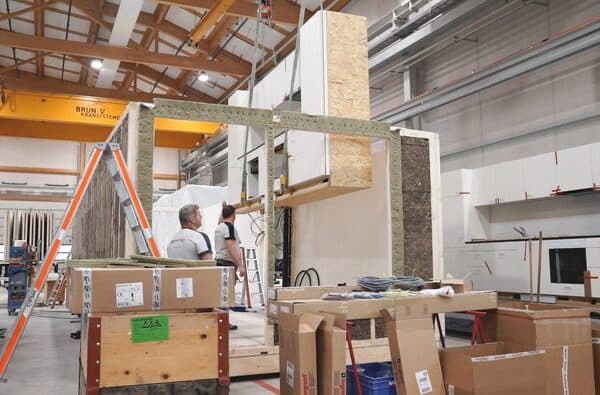 Hybridbau in Lenzburg: Legoprinzip im grossen Stil