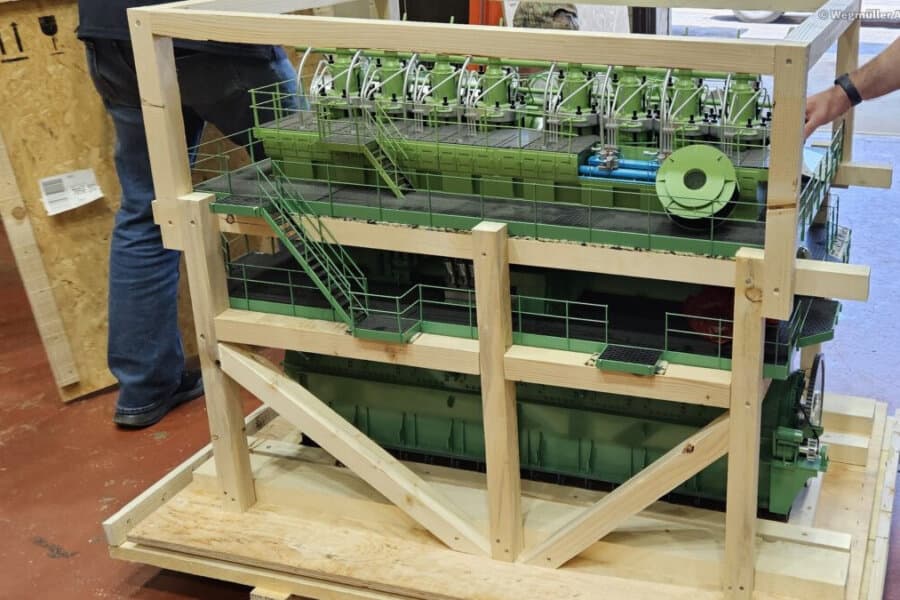 Wegmueller AG Attikon Verpackung Dieselmotor
