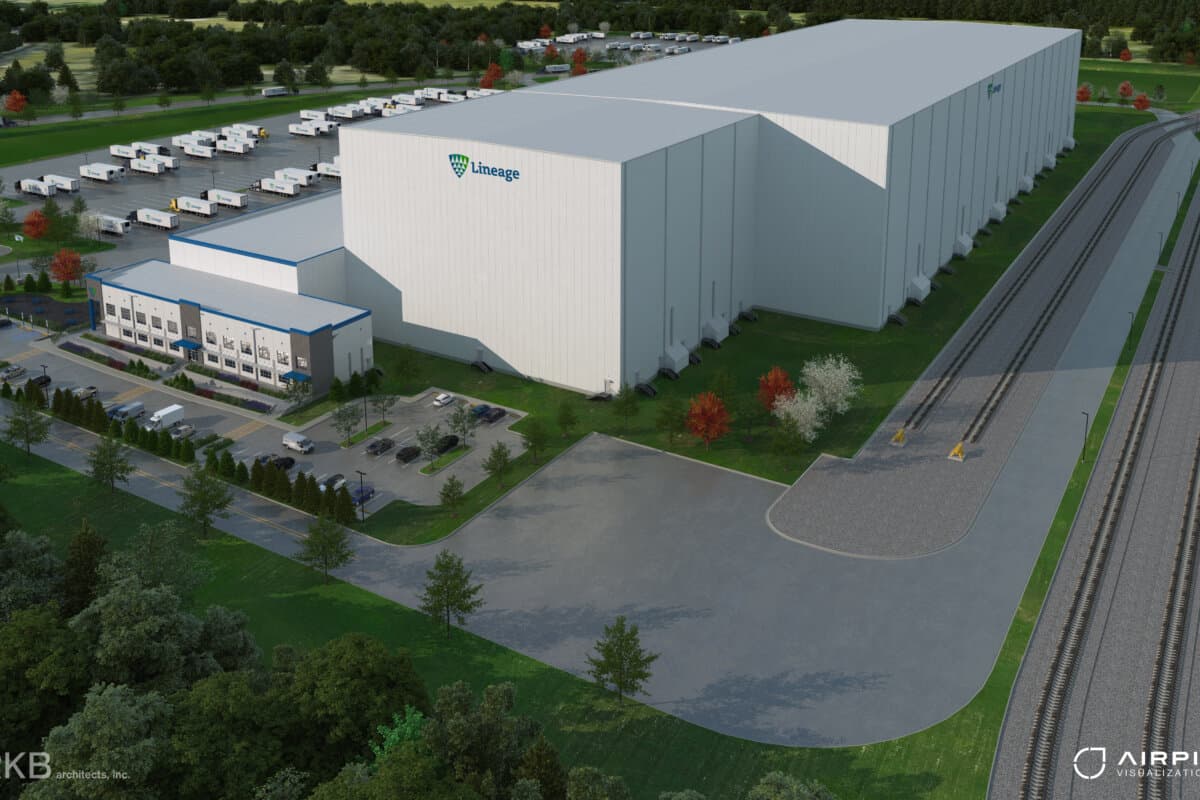 Lineage automatisiert Kühllager in Texas mit TGW Logistics
