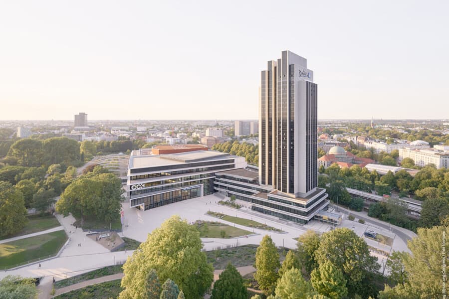 Luftaufnahme CCH – Congress Center Hamburg