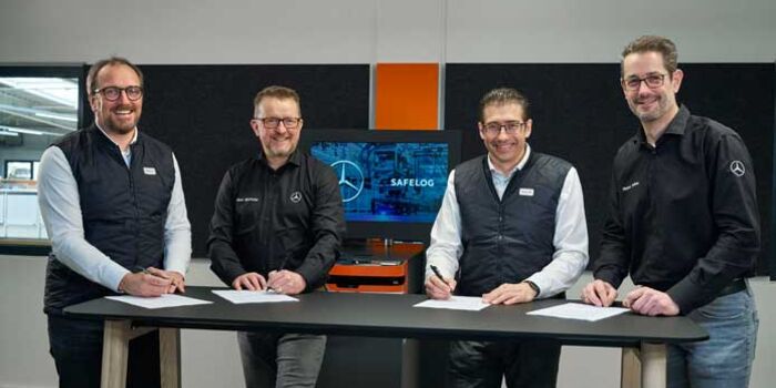 Mercedes-Benz baut Zusammenarbeit mit Safelog aus