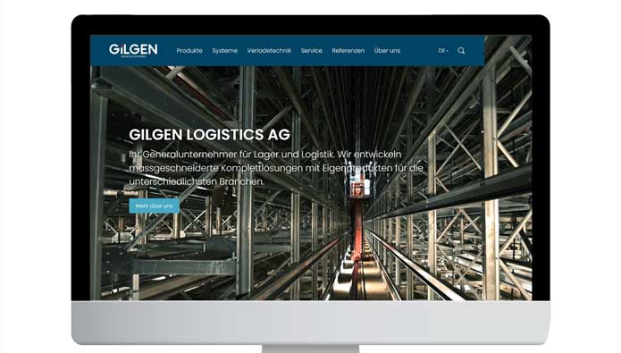 Gilgen Logistics: neuer Webauftritt, neues Erscheinungsbild