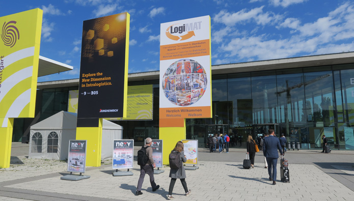 Logimat 2022: Messeauftakt geglückt