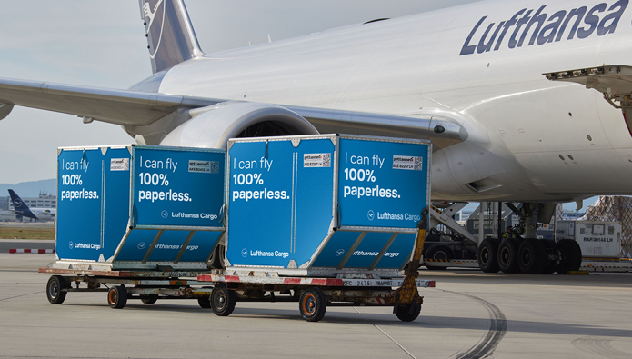 Kühne + Nagel und Lufthansa Cargo forcieren papierlose Logistik
