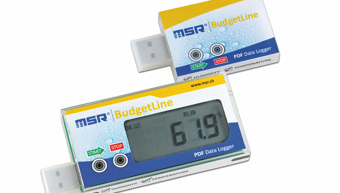 MSR Datenlogger überwachen Tranport und Lager